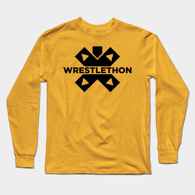 Wrestlethon Logo Combination Long Sleeve T-Shirt by Wrestlethon